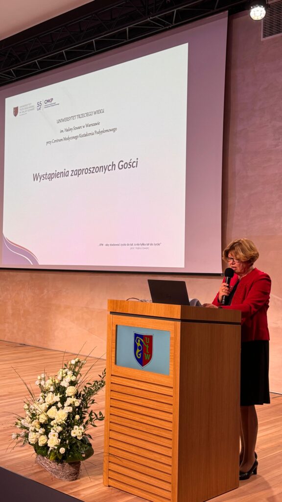 Prezeska UTW Alicja Jasińska